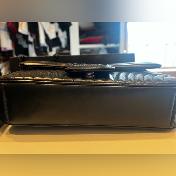 Immaculate Prada Diagramme convertible crossbody shoulder black on black. - Picture 6 of 7